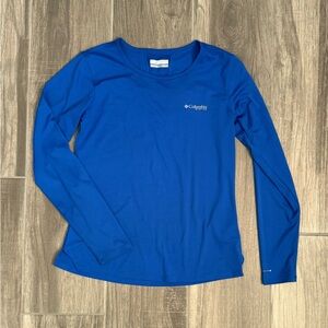 Columbia Women's Vibrant Blue Long Sleeve Tee